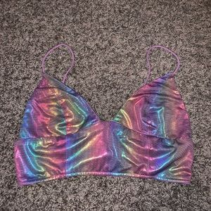 Multicolored “Rave” Bralette